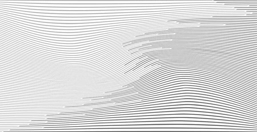 Abstract Blackand White Line Waves Wallpaper