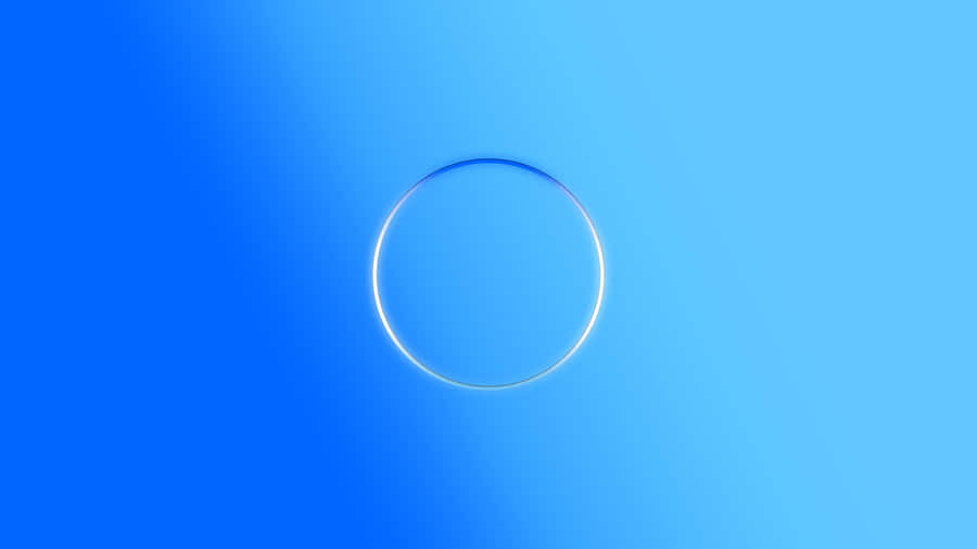 Abstract Blue Backgroundwith Circle Wallpaper