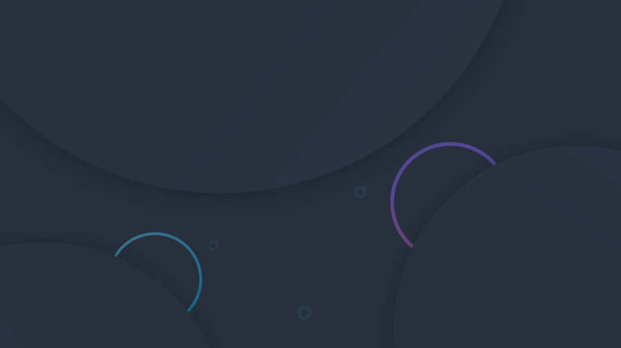 Abstract Blue Circles Background Wallpaper