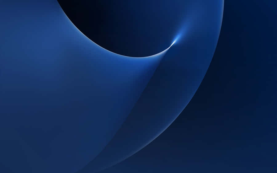 Abstract Blue Curve Wallpaper S7 Wallpaper
