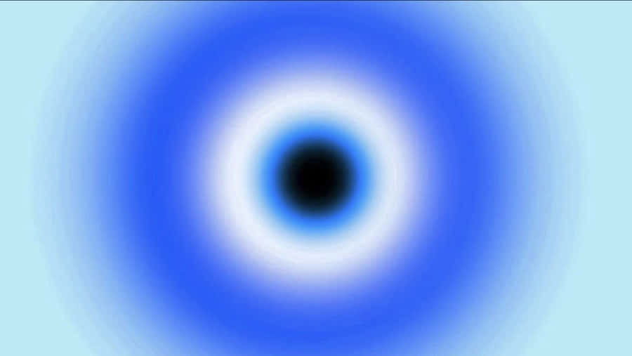 Abstract Blue Eye Blur Background Wallpaper