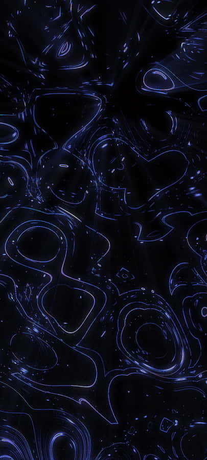 Abstract Blue Liquid Motion Wallpaper