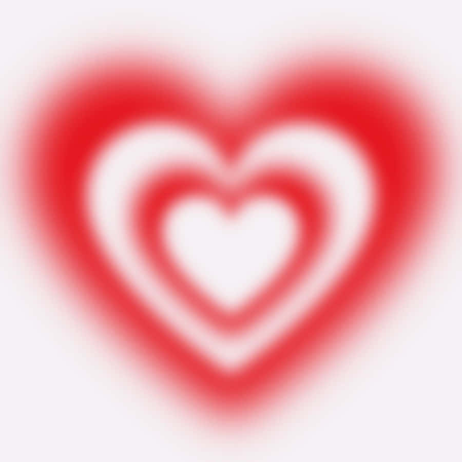 Abstract Blurred Heart Aura Wallpaper