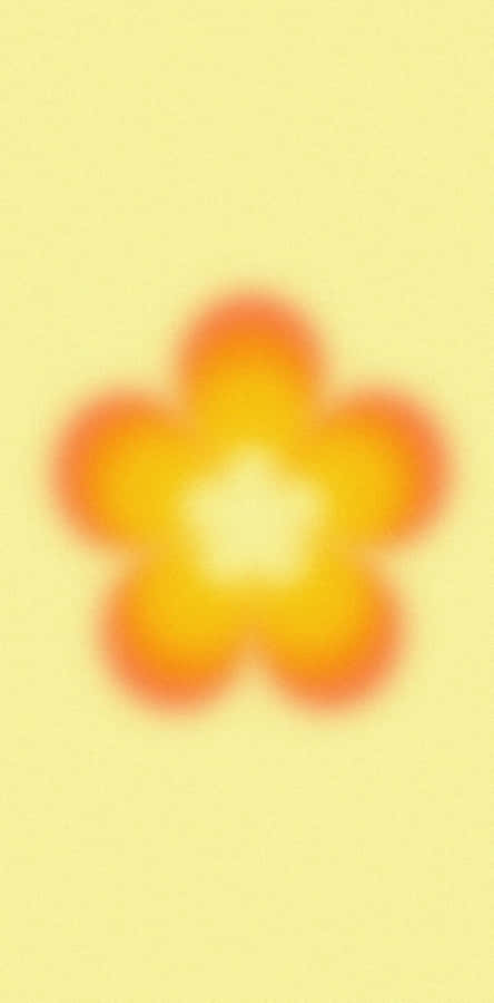 Abstract Blurry Flower Art Wallpaper