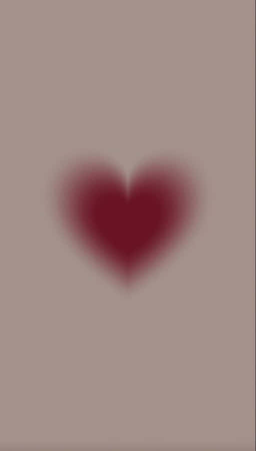 Abstract Blurry Heart Wallpaper