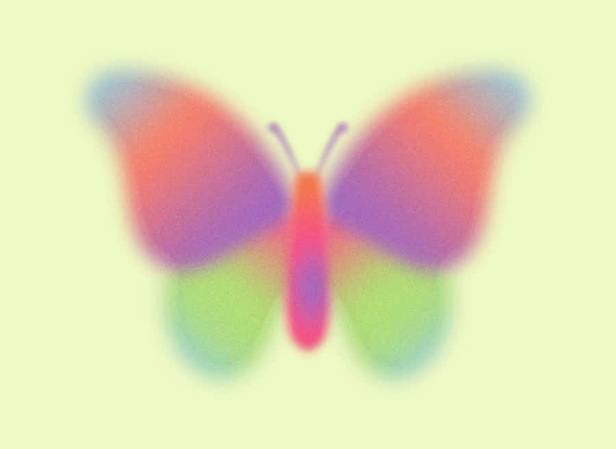Abstract Butterfly Aura Effect Wallpaper