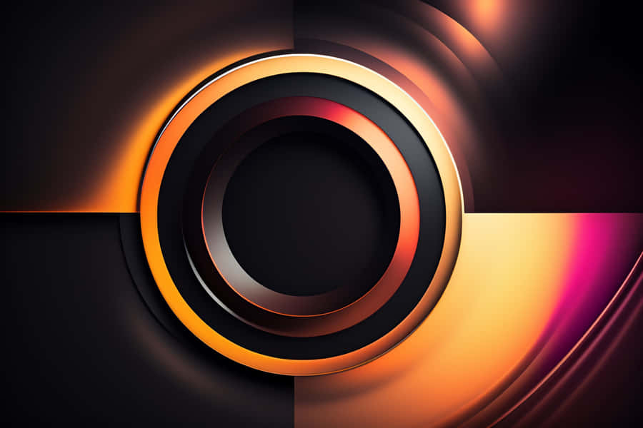 Abstract Circle Design Gradient Background Wallpaper
