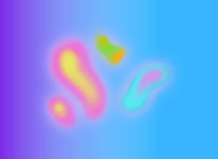 Abstract Colorful Aura Background Wallpaper