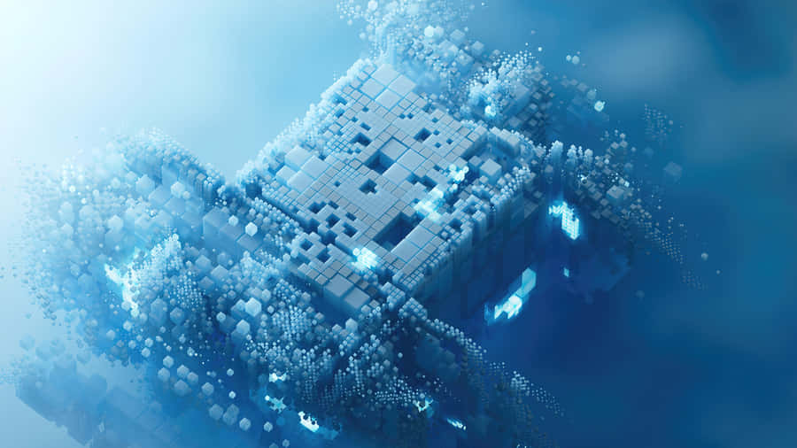 Abstract Cubical Structure Wallpaper Wallpaper