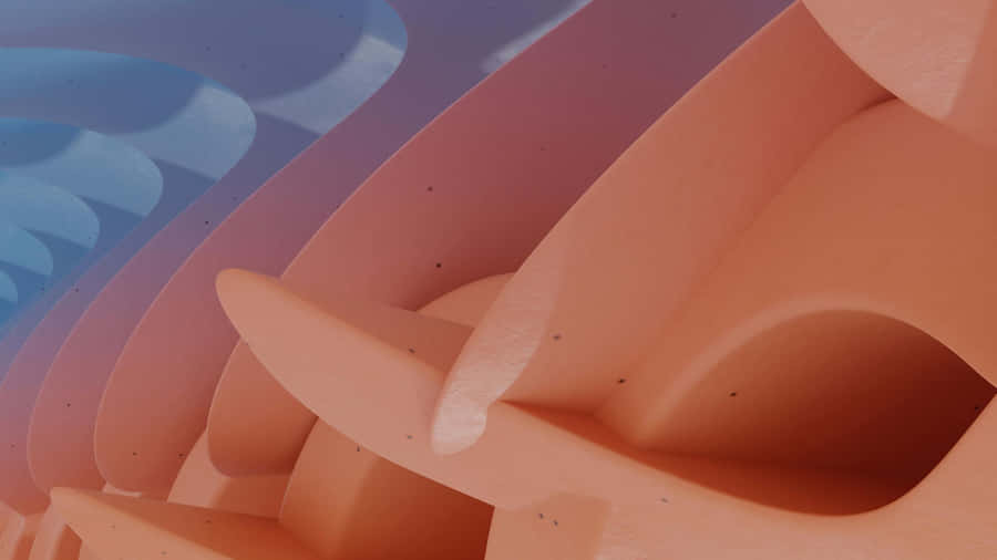 Abstract Curved Shapes Wallpaper