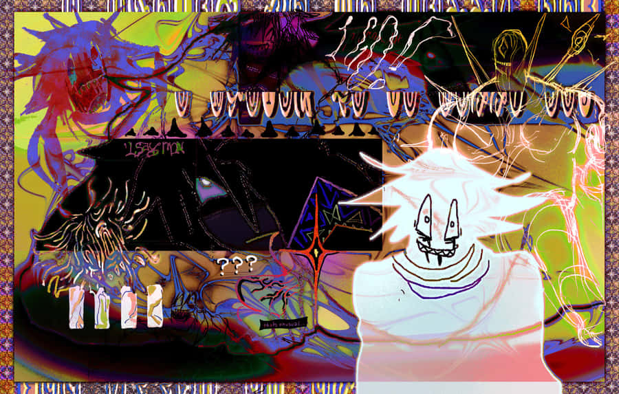 Abstract Cybercore Chaos.jpg Wallpaper