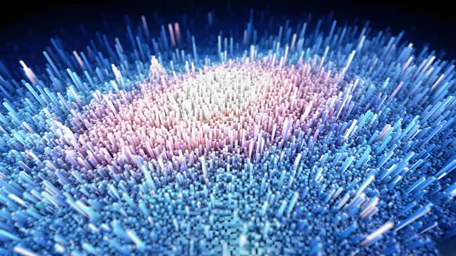 Abstract Depth Effect Visualization Wallpaper