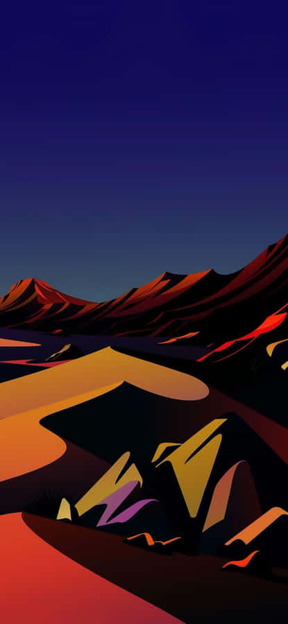 Abstract Desert Landscapei Phone Wallpaper Wallpaper