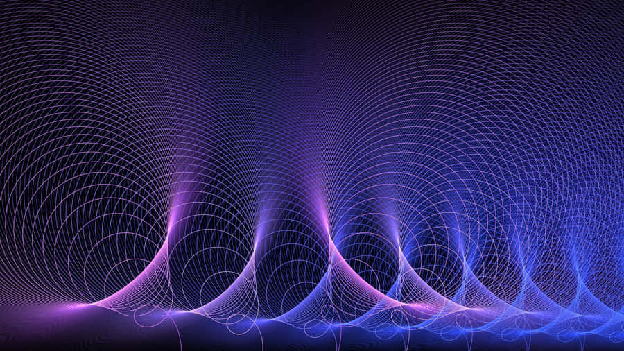 Abstract Energy Waves Background Wallpaper