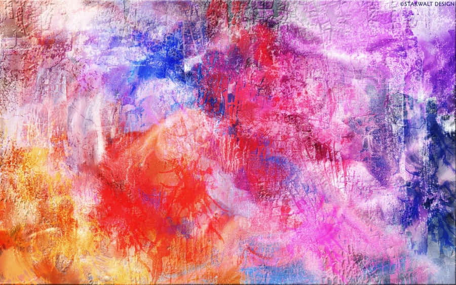 “abstract Expressionism: Colorful Brushstrokes Of Emotion” Wallpaper