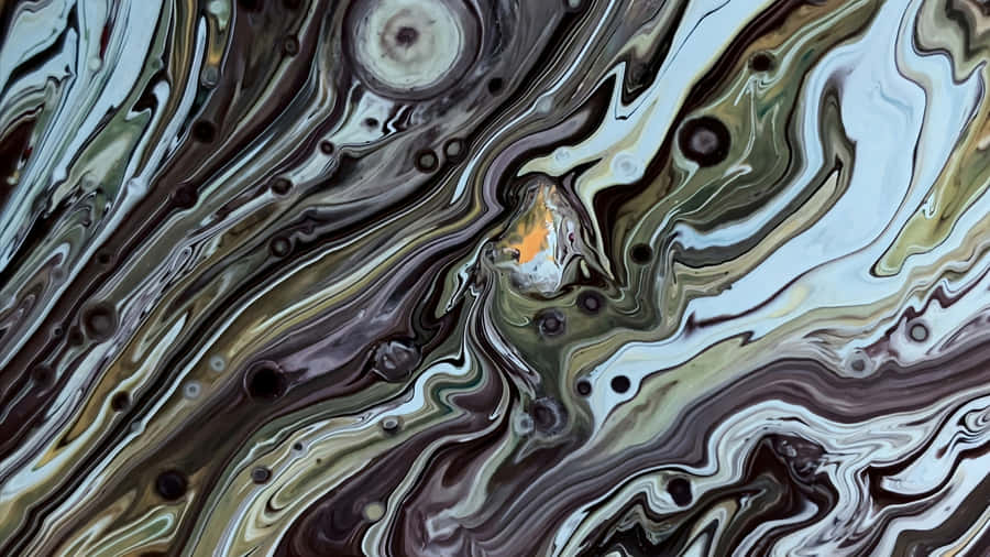 Abstract Fluid Depth Effect Wallpaper