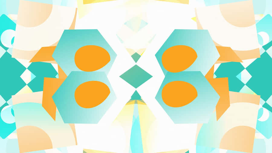 Abstract Geometric Shapes Pattern Wallpaper