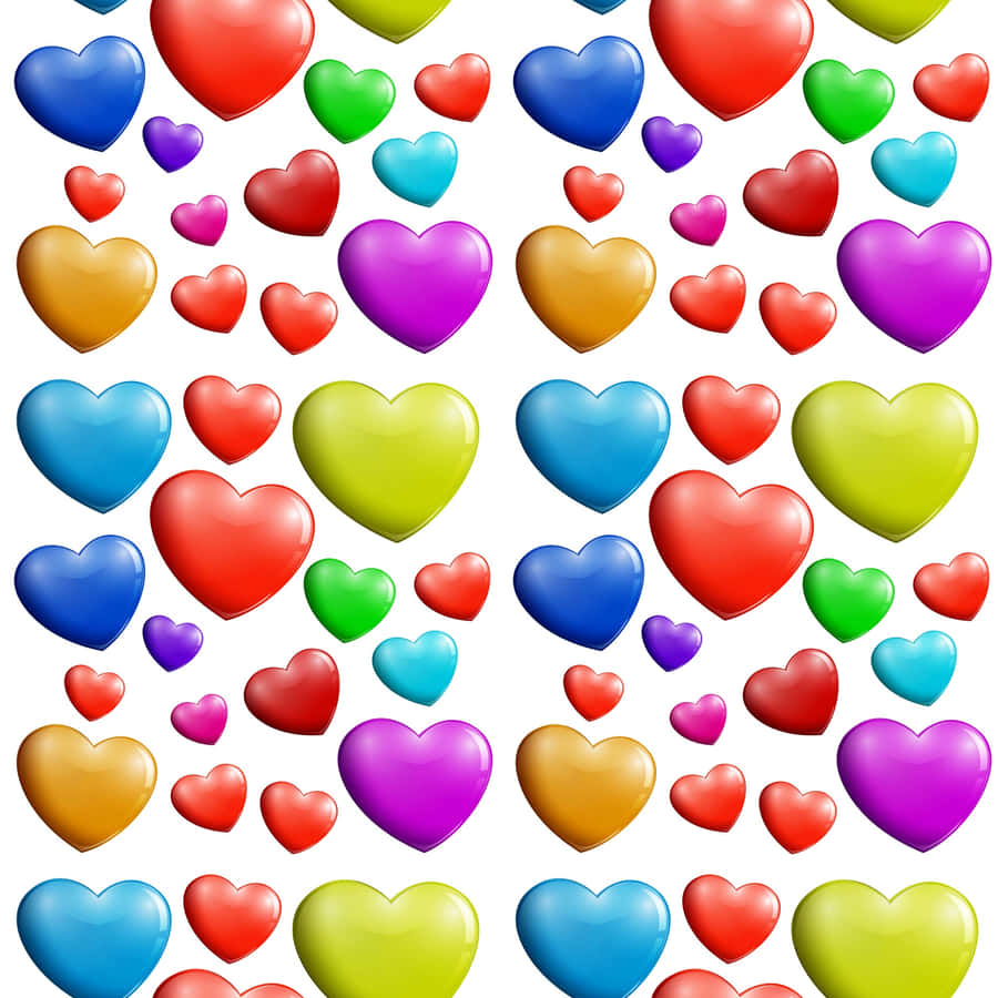 Abstract Heart Pattern Wallpaper Wallpaper