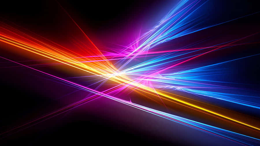 Abstract Light Beams Wallpaper
