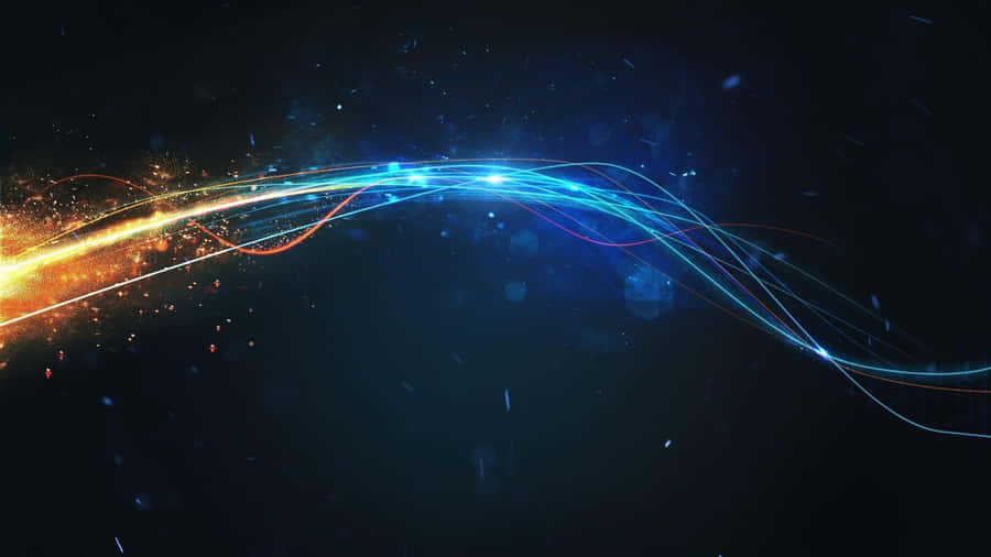Abstract Light Energy Flow Wallpaper