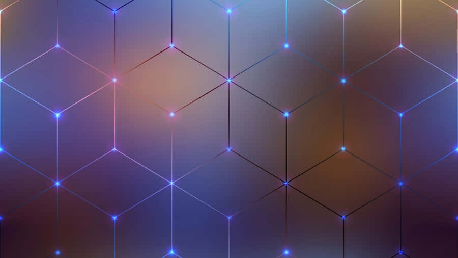 Abstract Light Network Wallpaper