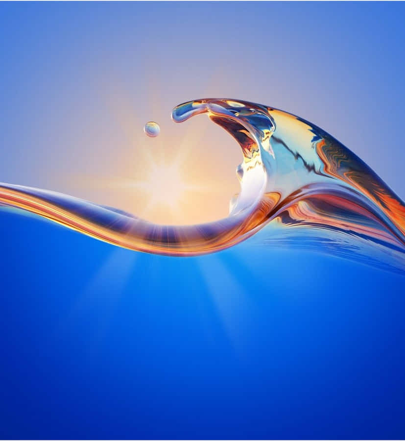 Abstract Liquid Wave Art.jpg Wallpaper