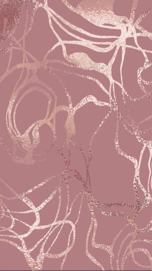 Abstract Marble Rose Gold Iphone Wallpaper