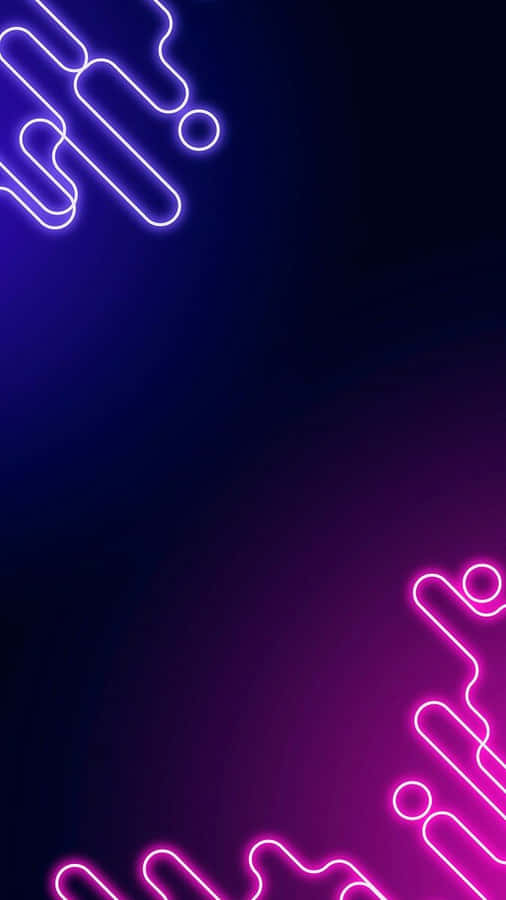 Abstract Neon Drip Background Wallpaper