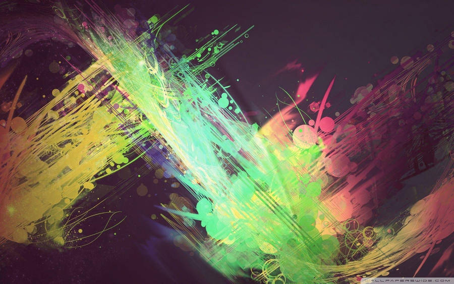 Abstract Painted Graphic Art Wallpaper