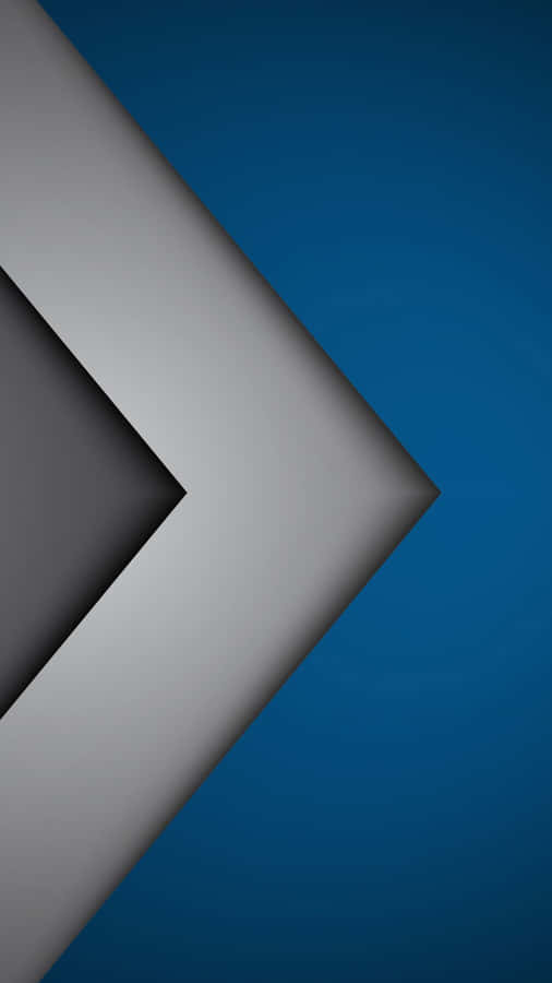 Abstract Painting Of Shades Of Blue And Gray Wallpaper