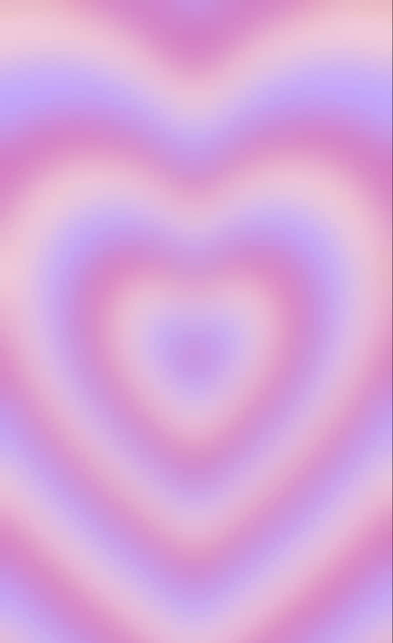 Abstract Preppy Heart Pattern Wallpaper