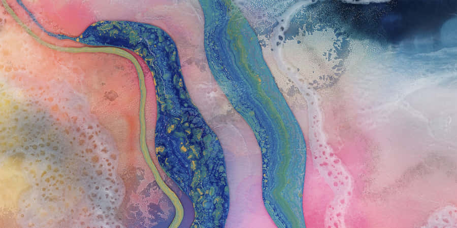 Abstract Resin Artwork Texture Wallpaper