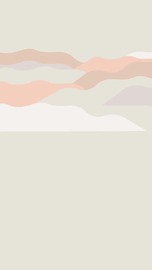 Abstract Sage Green Waves Background Wallpaper