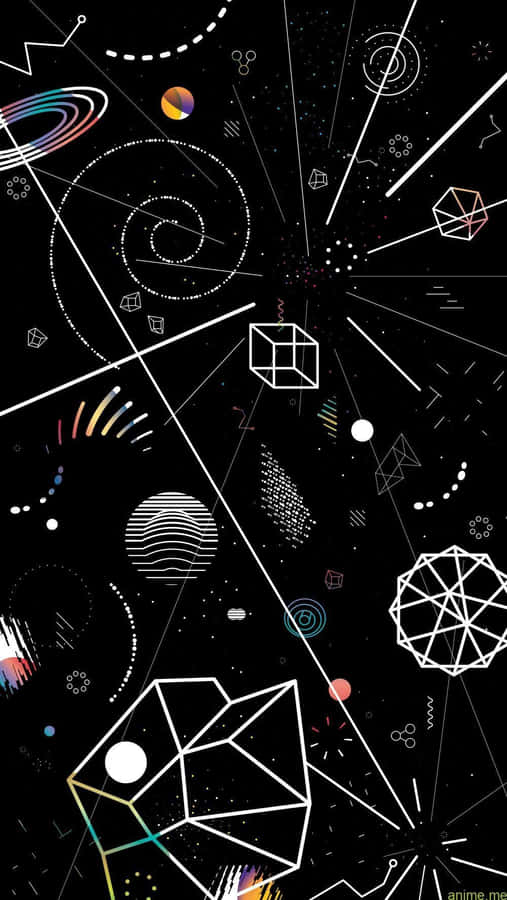 Abstract Space Vector Art Wallpaper