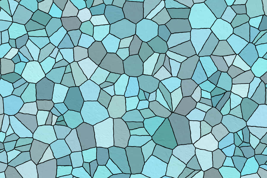 Abstract Stained Tiles Wallpaper