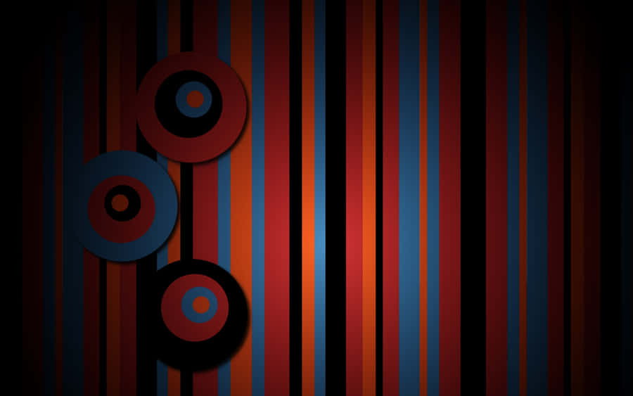 Abstract Stripesand Circles Background Wallpaper