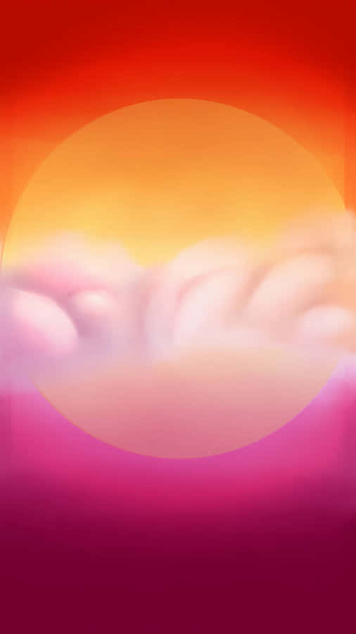 Abstract Sunset Gradient Background Wallpaper