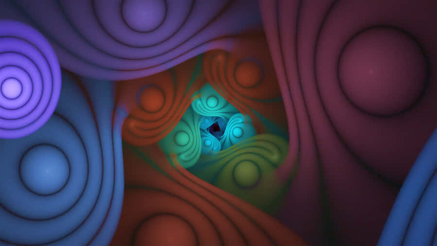 Abstract Swirl Art Wallpaper