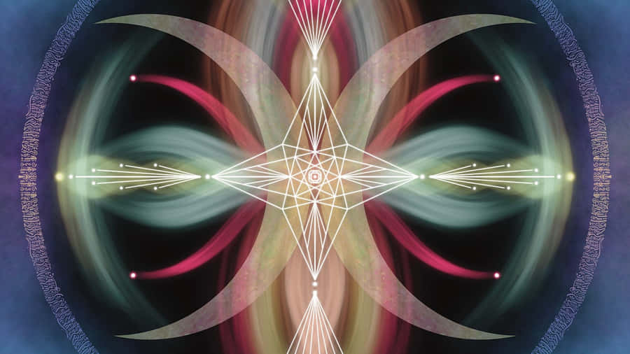 Abstract Symmetry Light Design Wallpaper