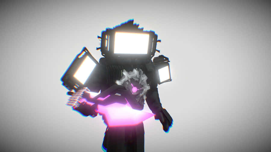 Abstract_ Television_ Head_ Figure Wallpaper