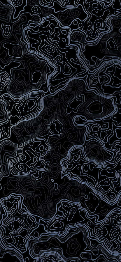 Abstract Topographic Lines Art Wallpaper
