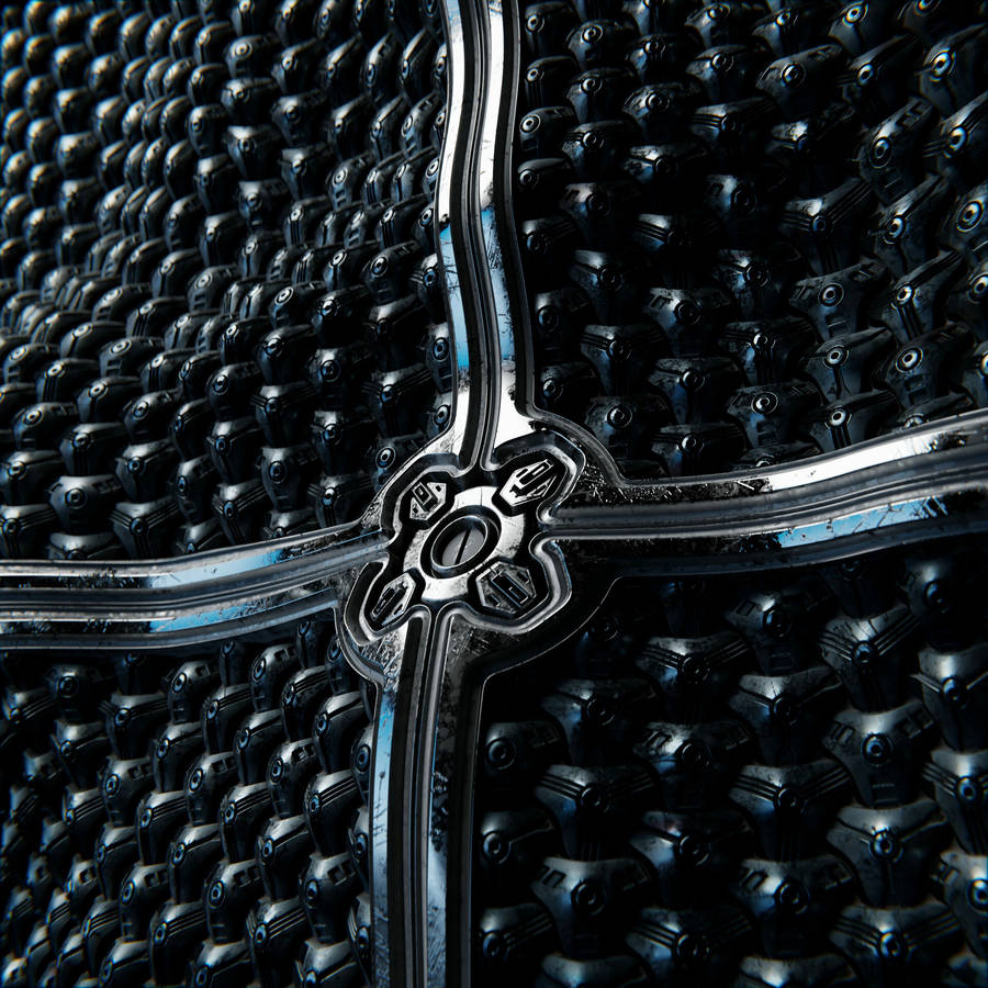 Abstract Wavy Iron Wallpaper Wallpaper