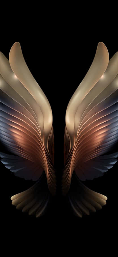 Abstract Winglike Artwork Wallpaper