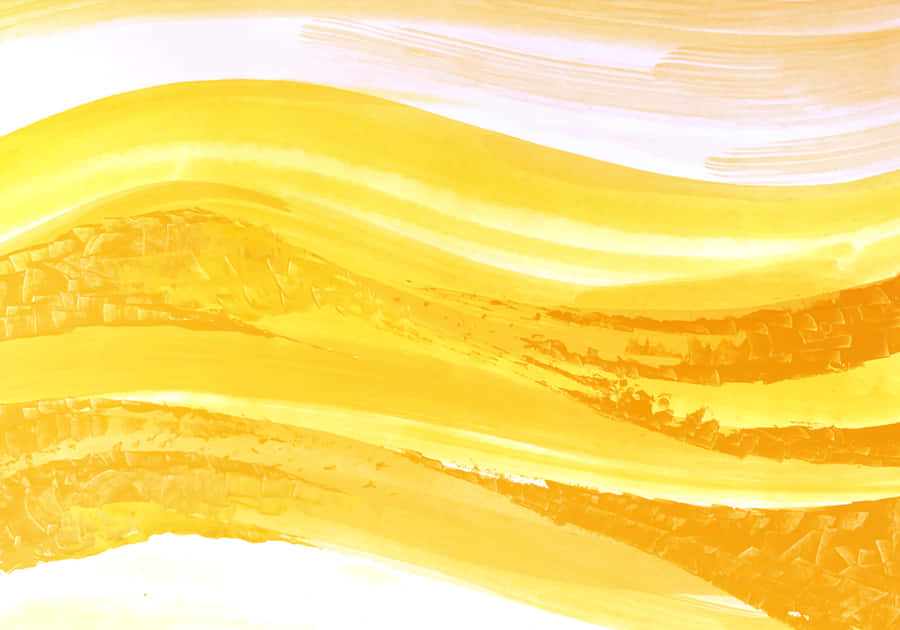 Abstract Yellow Art Explosion Wallpaper