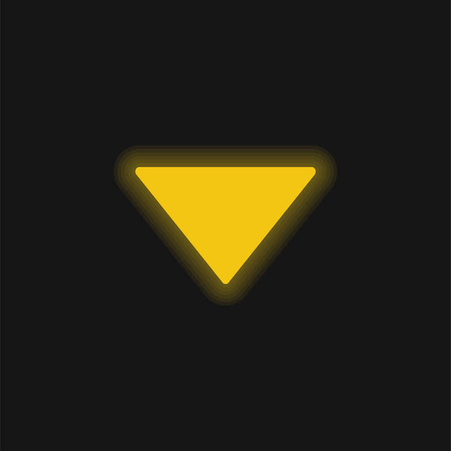 Abstract Yellow Triangle Pattern Wallpaper