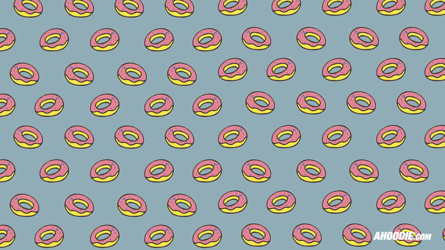 Absurd Donuts With Icing Wallpaper