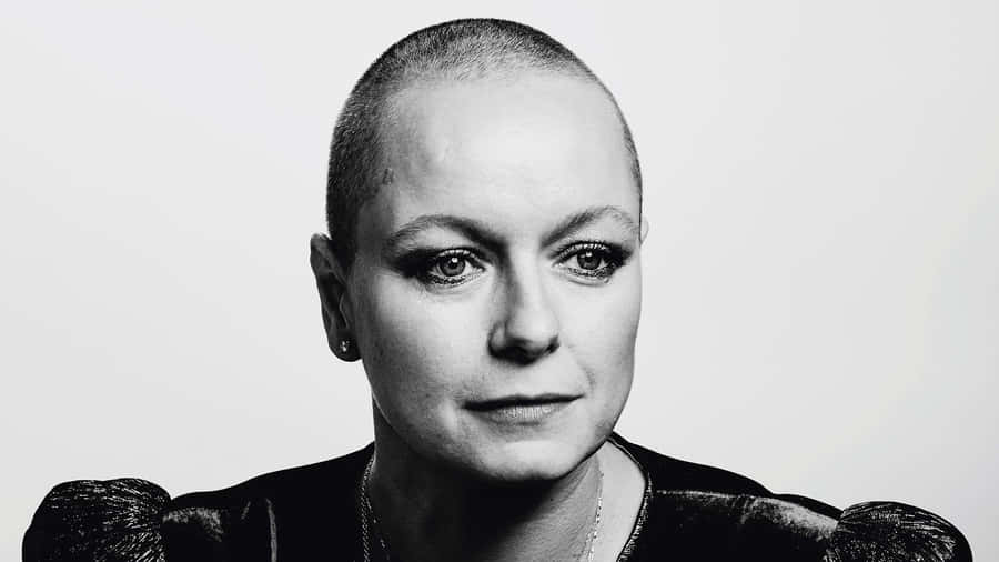 Acclaimed Actress Samantha Morton Posing For A Photoshoot Wallpaper