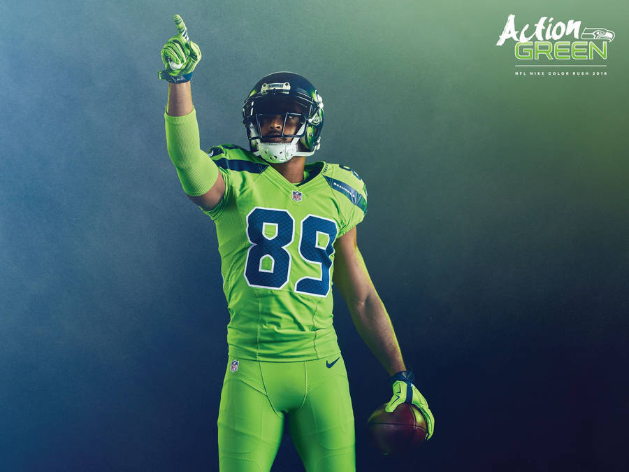 Action Green Seahawks Wallpaper