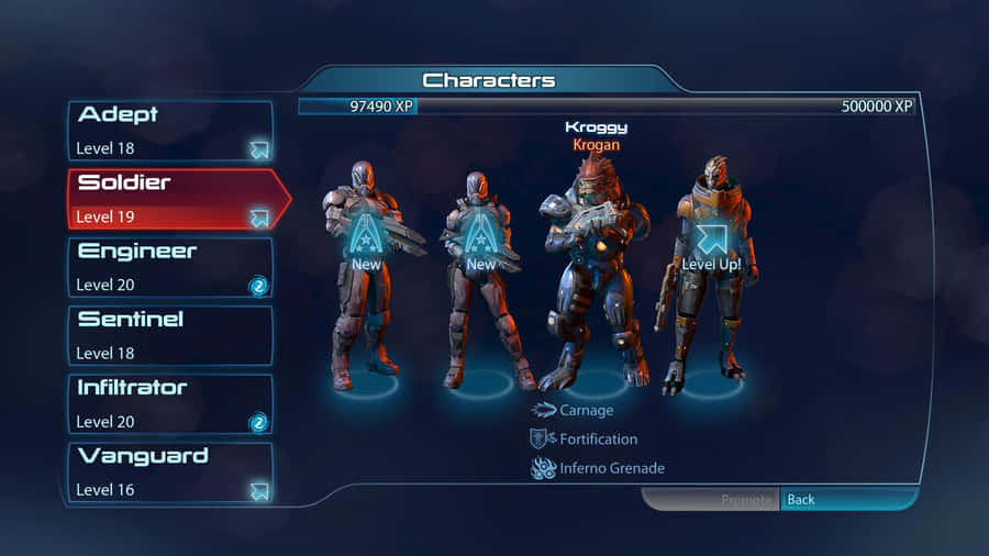 Action-packed Mass Effect Multiplayer Battle Wallpaper