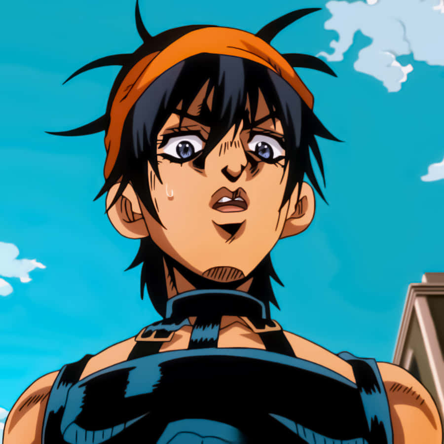 Action-packed Narancia Ghirga Wallpaper Wallpaper